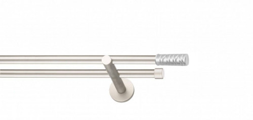 Galerie 16mm x 2.8m satin nichel