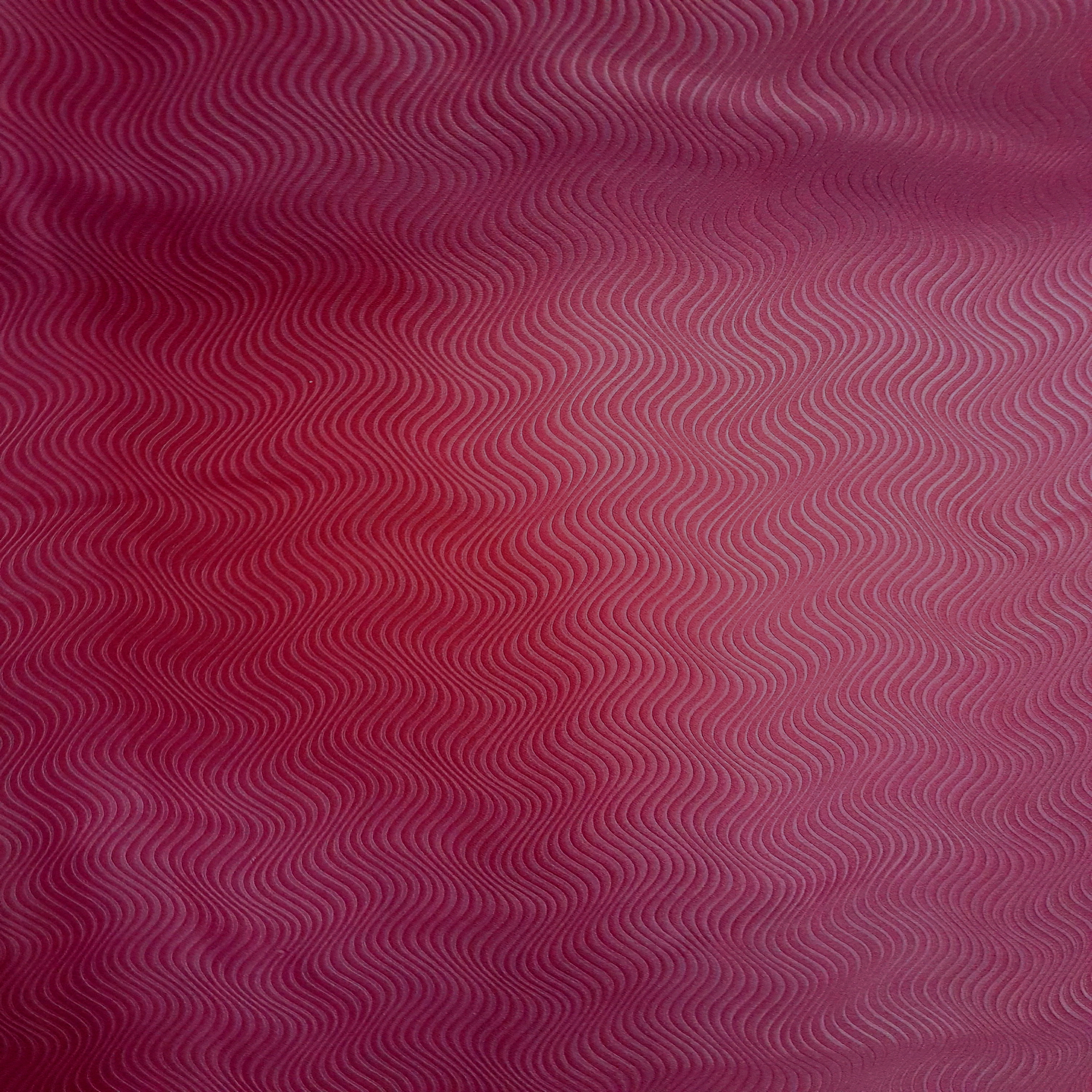 Draperie blackout, cu inele, visinie cu striatii 3D - imagine 2